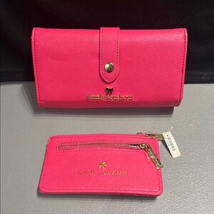 Simply Southern Pink Leather Wallet and card holder